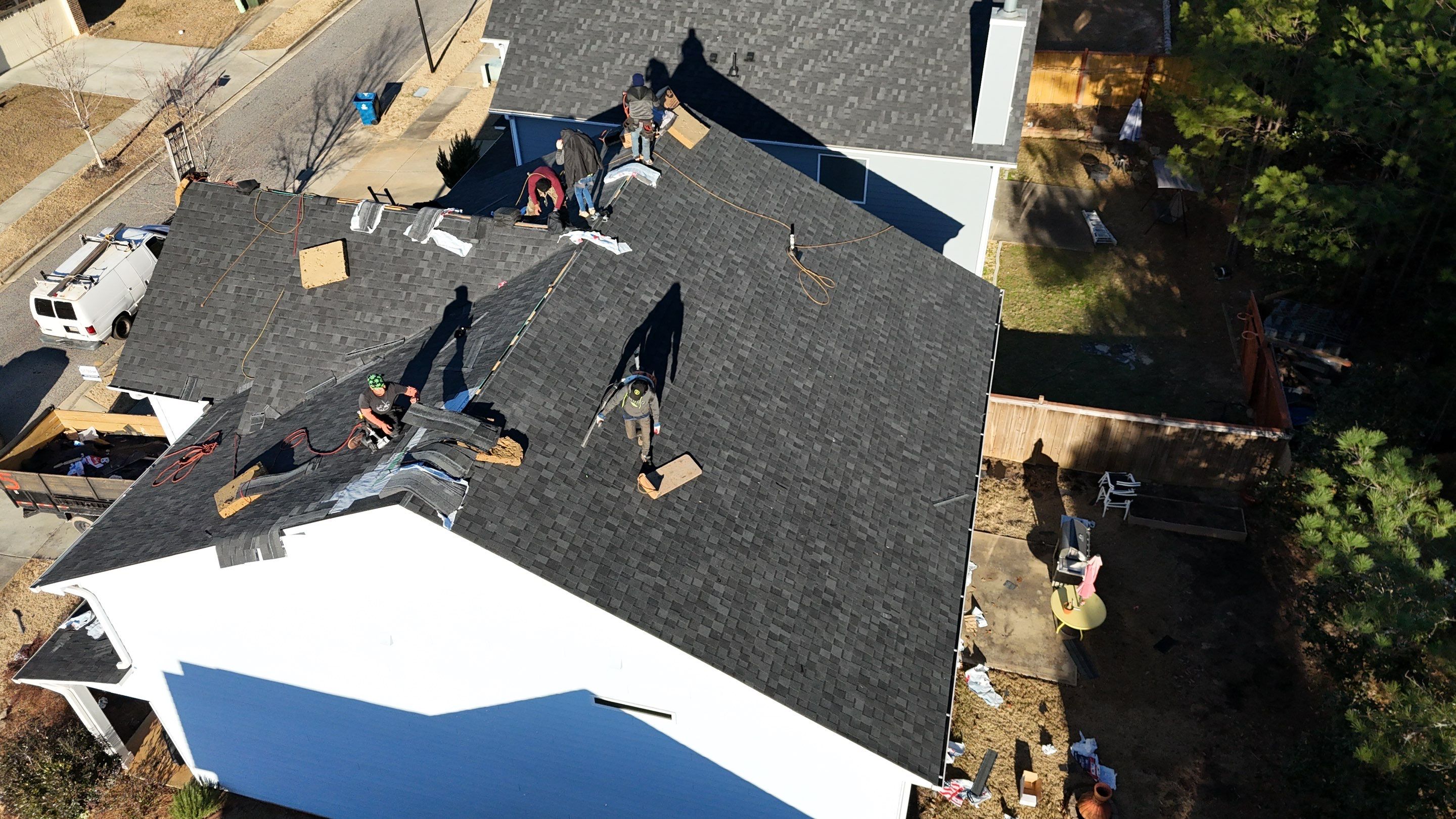 Roof replacement complete
